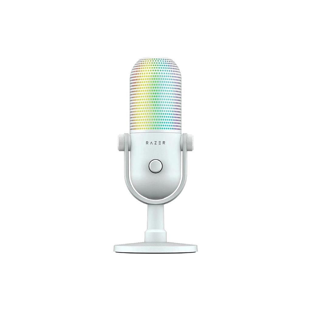 Razer Seiren V3 Chroma 32-Bit DSP - RGB USB Microphone - Whi