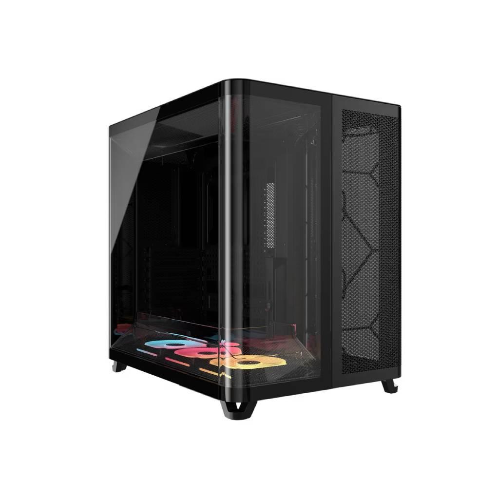 CORSAIR AIR 5400 LX-R LINK Tempered Glass Mid-Tower Black