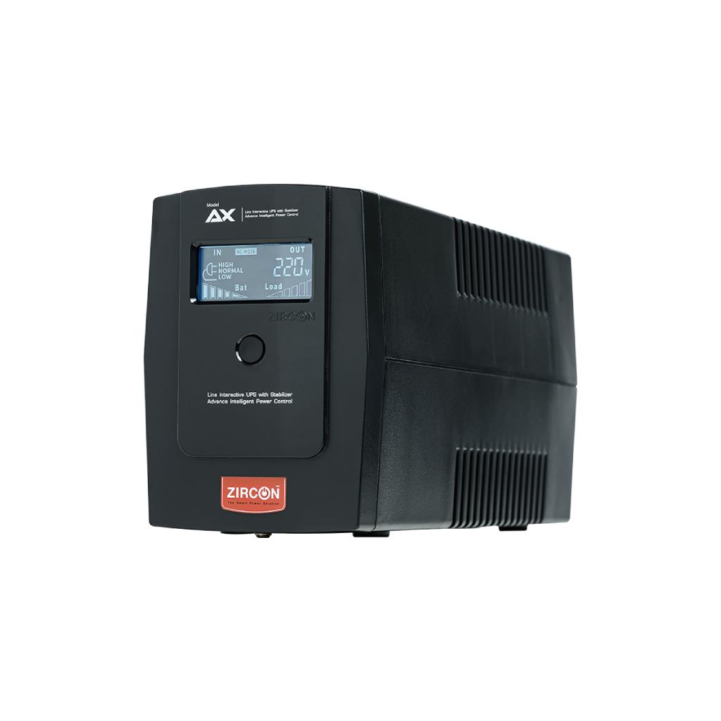 ZIRCON AX_1000VA/550W Line-Interactive UPS 1000VA 550W Digital Tower
