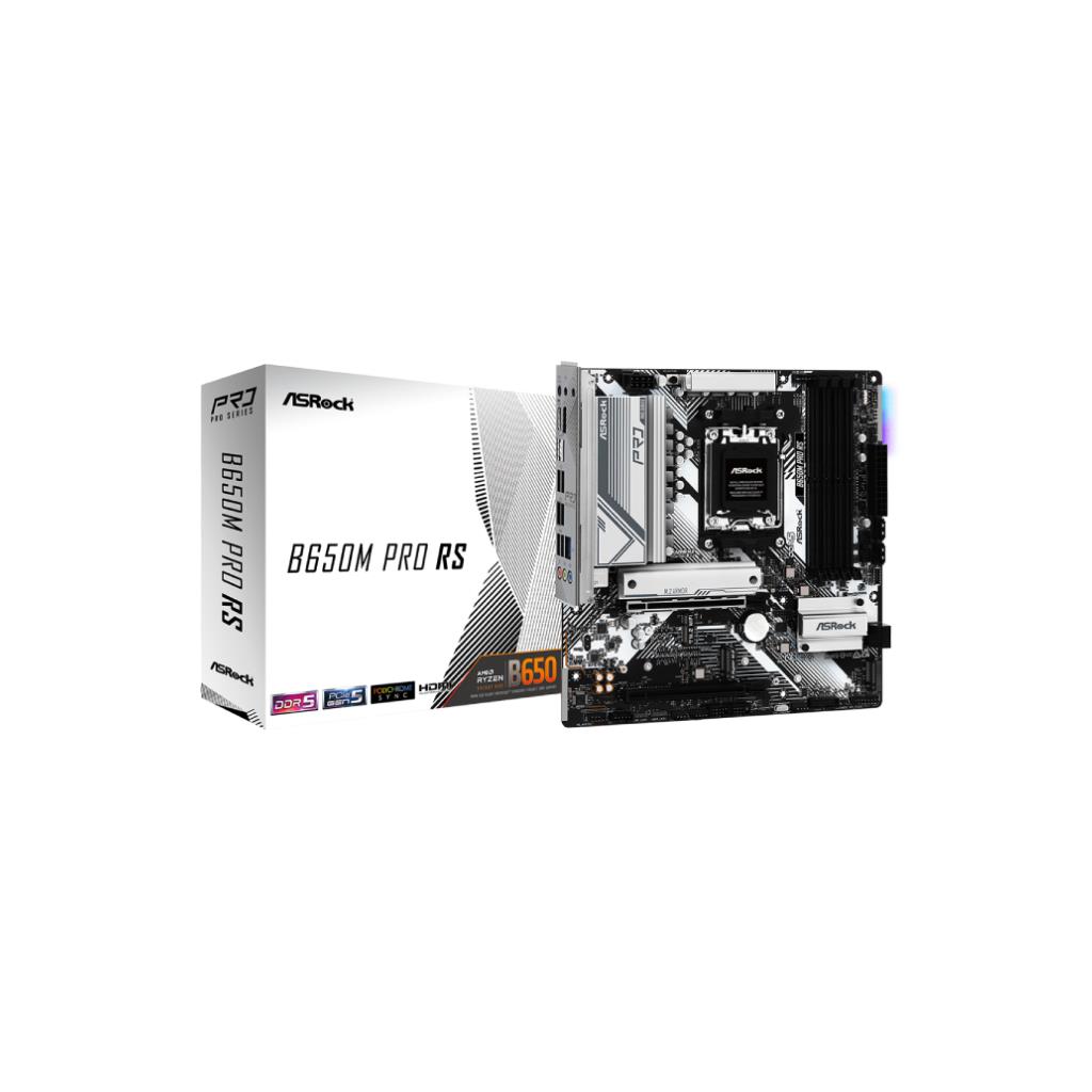 ASRock B650M Pro RS WiFi (Micro ATX) Support AM5