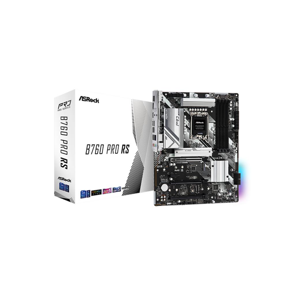 ASRock B760 Pro RS WiFi ATX Motherboard (LGA1700) - Supports 13th/12th Gen Intel® Core™