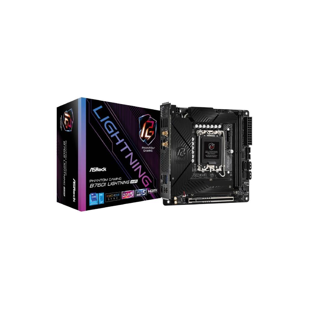 ASRock B760I-LIGHTNING-WIFI Intel B760 DDR5 Mini-ITX 14th/13th/12th Gen