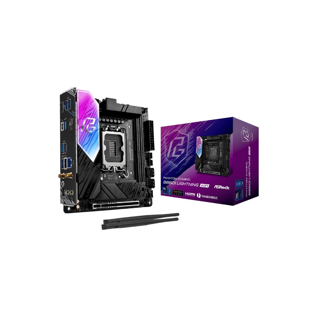 ASRock B860I Lightning WiFi Motherboard (Intel B860 Chipset) - Mini-ITX