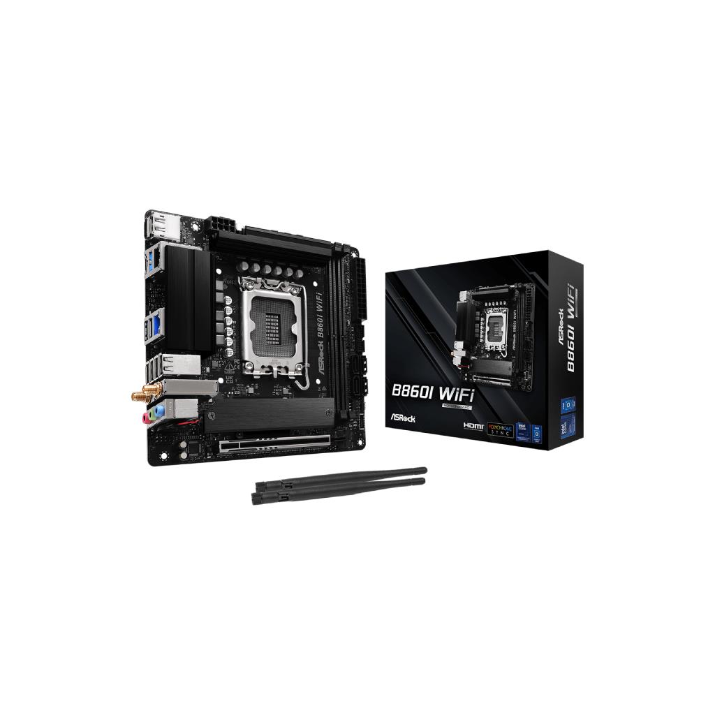 ASRock B860I WiFi Mini-ITX Motherboard (Intel B860 Chipset)