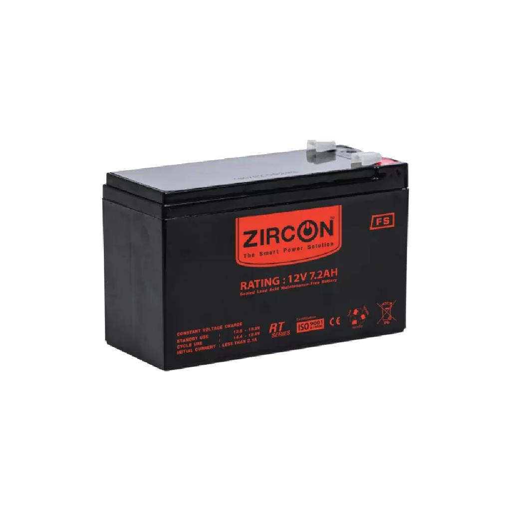 ZIRCON BATTERY 12V 7.2AH
