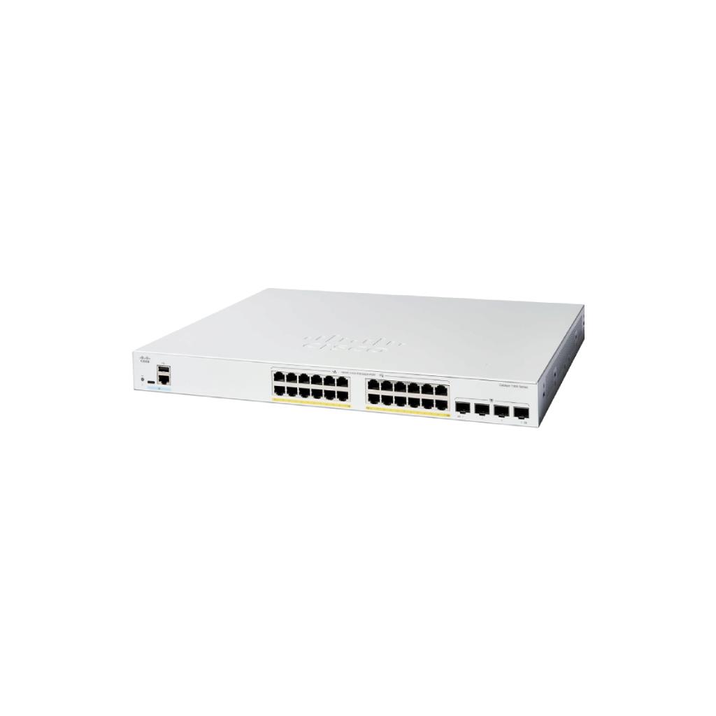 Cisco Catalyst 1300 24-Port GE PoE+ 4x1G SFP Switch