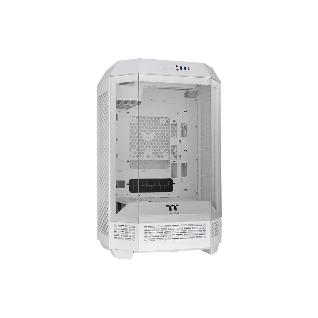 THERMALTAKE The Tower 300 Snow White ATX Mid-Tower Case with Tempered Glass Panels