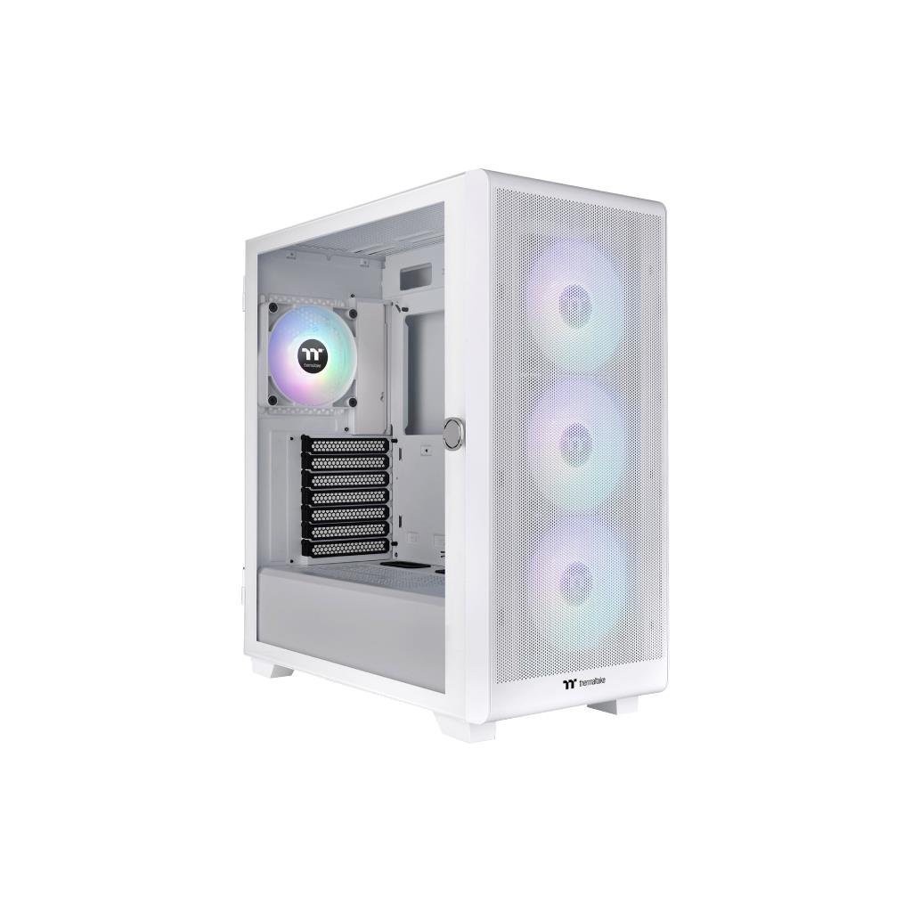 THERMALTAKE S250 TG ARGB White Case with RGB Fans