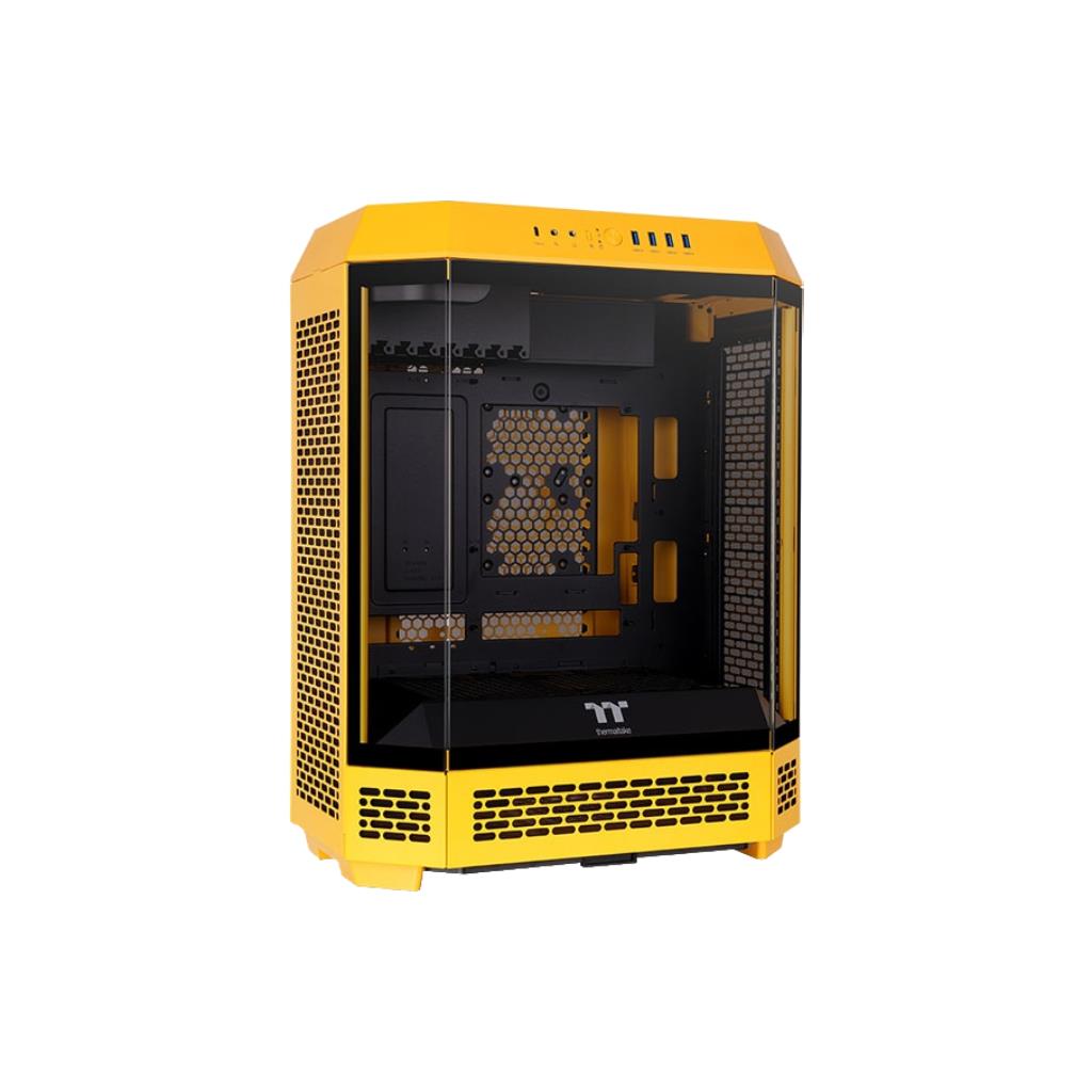 THERMALTAKE The Tower 600 Bumblebee Case with Tempered Glass Side Panels