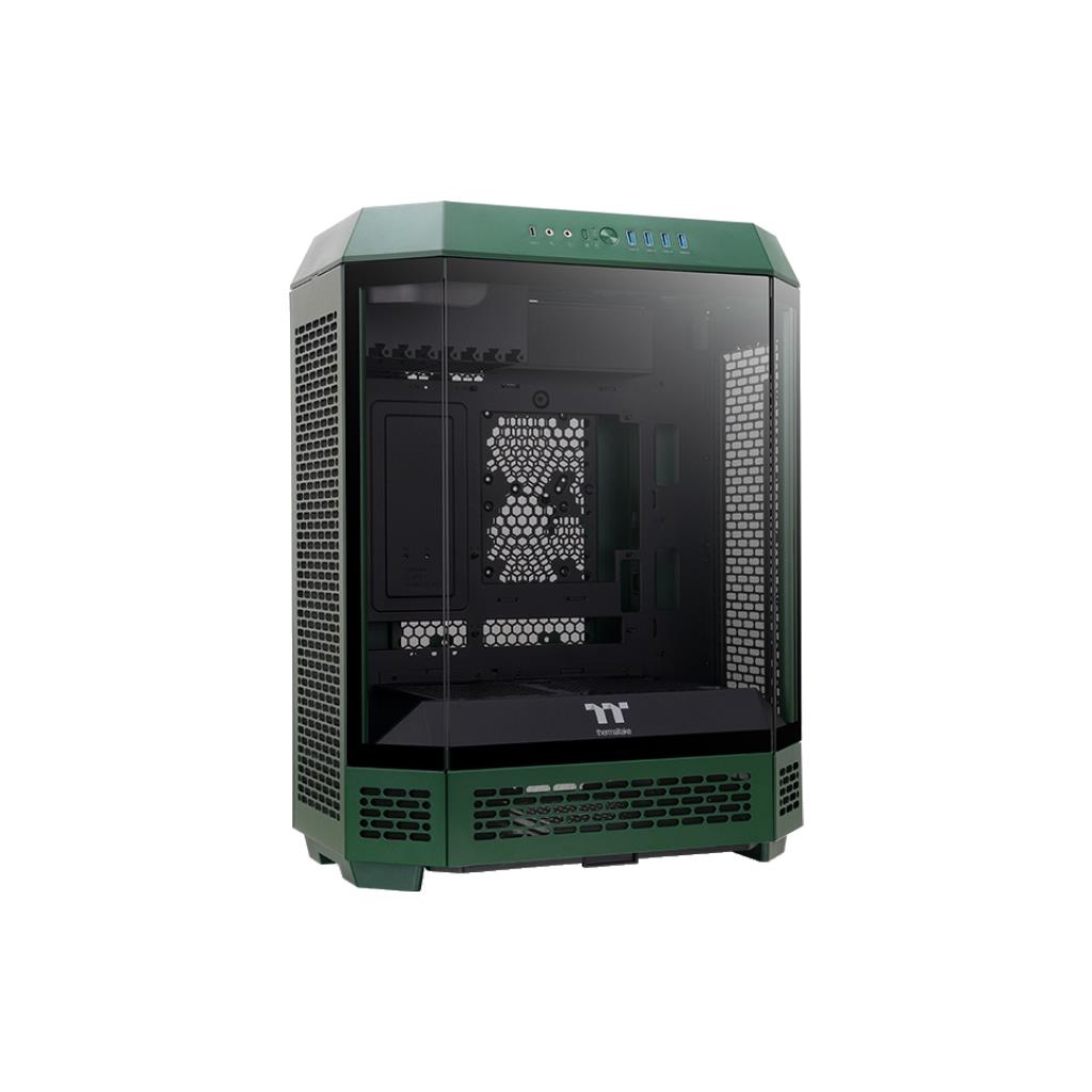 THERMALTAKE THE TOWER 600 RA Racing Green/SPCC/Tempered Glass*3/CT140 Fan*3