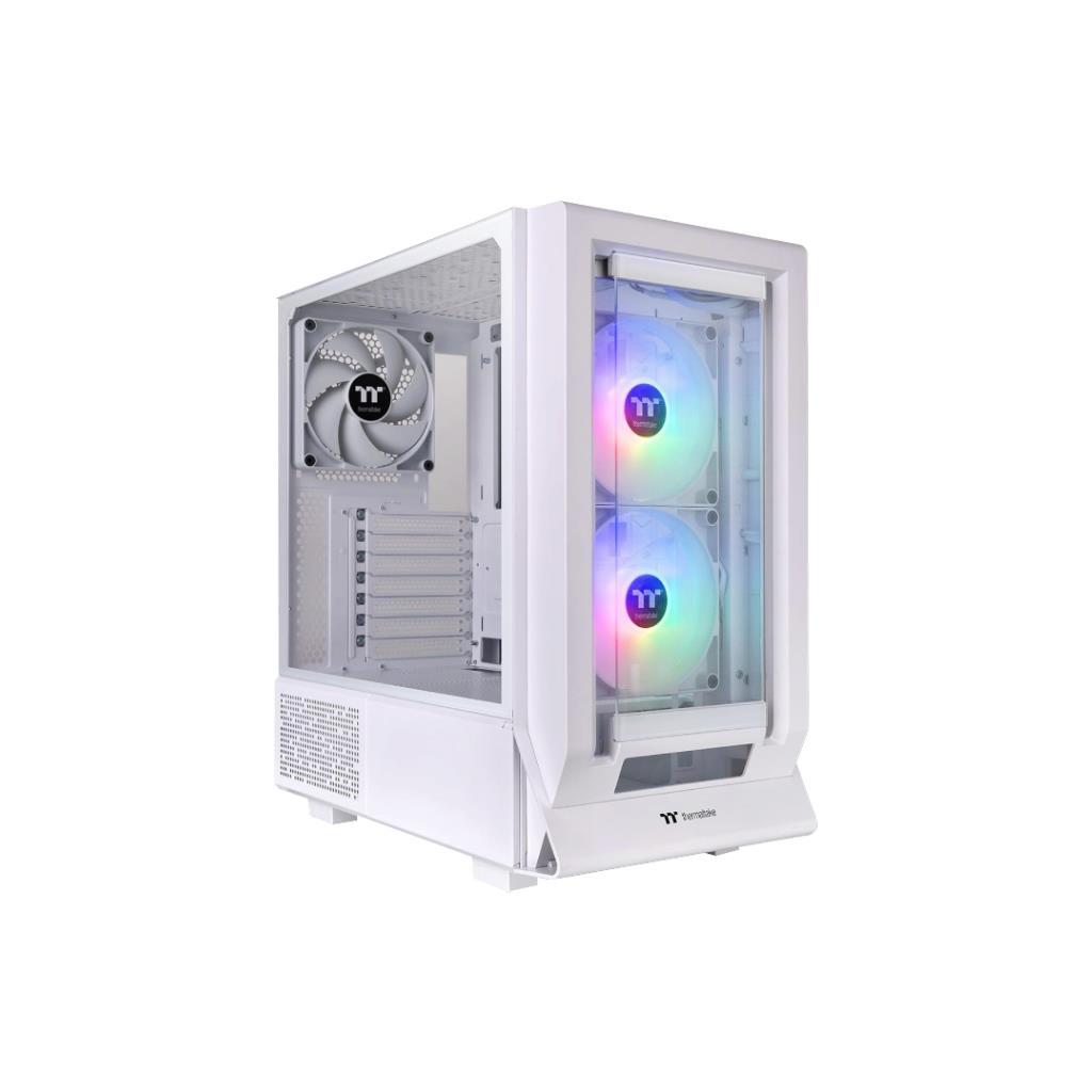 THERMALTAKE CERES 350 MX WH Snow/White/SPCC/Tempered Glass x2