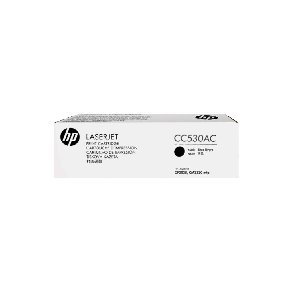 HP 304A Black Original LaserJet Toner Cartridge (CC530AC) - Standard Capacity