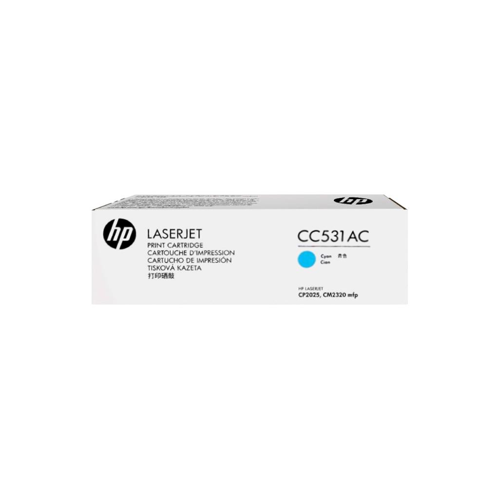 HP 304A Cyan Original LaserJet Toner Cartridge (CC531A)