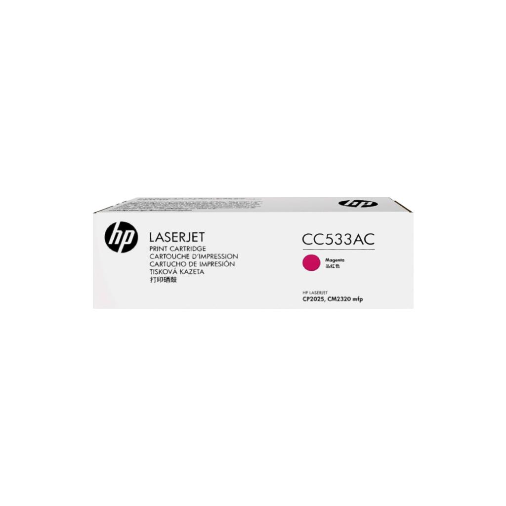 HP 304A Magenta Original LaserJet Toner Cartridge CC533A