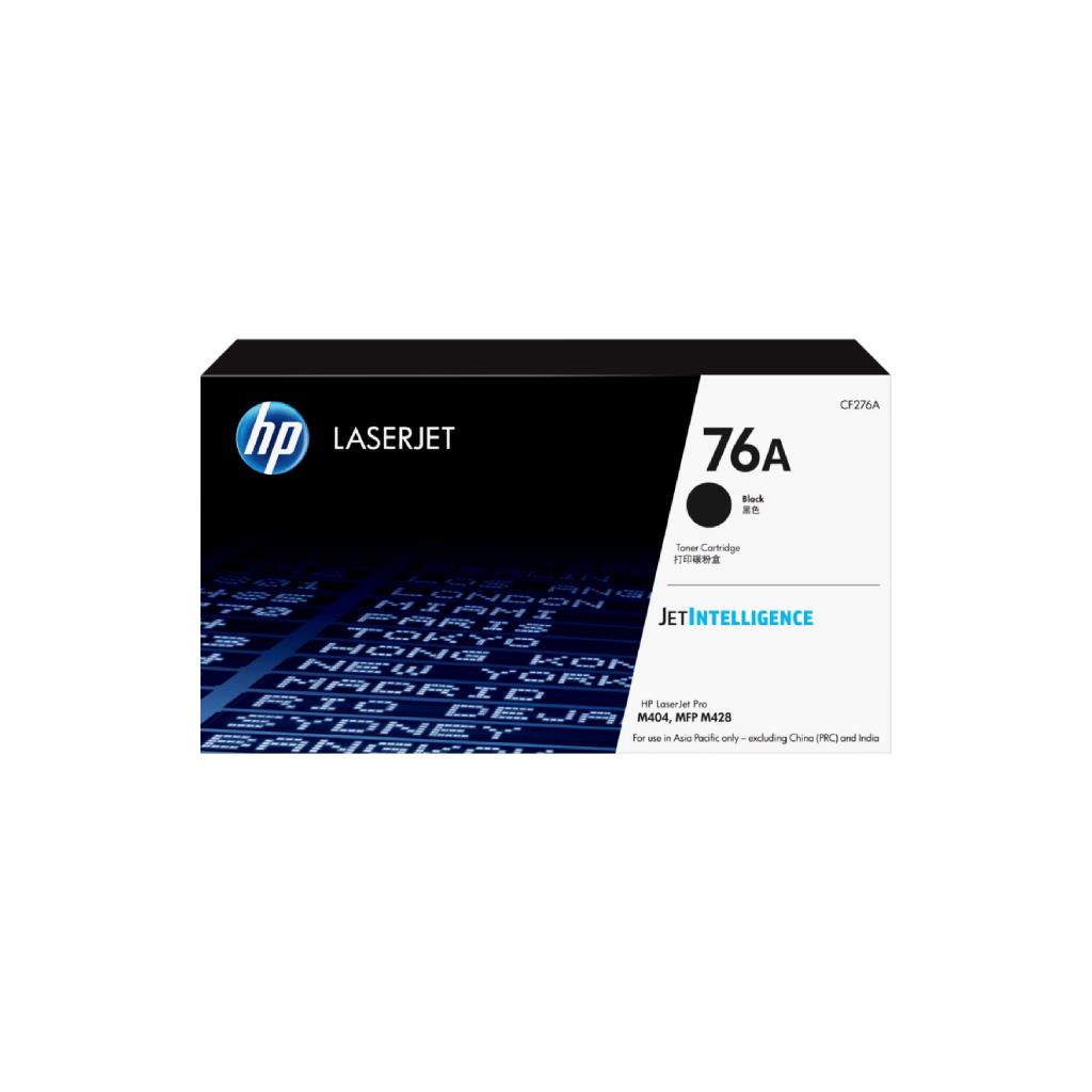 HP 76A Black Original LaserJet Toner Cartridge (CF276A) - 3,000 Pages