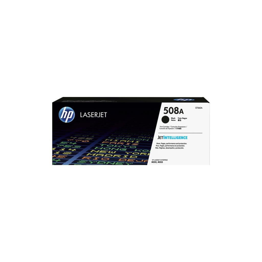 HP 508A Black Original LaserJet Toner Cartridge (CF360A) - 6,000 Pages