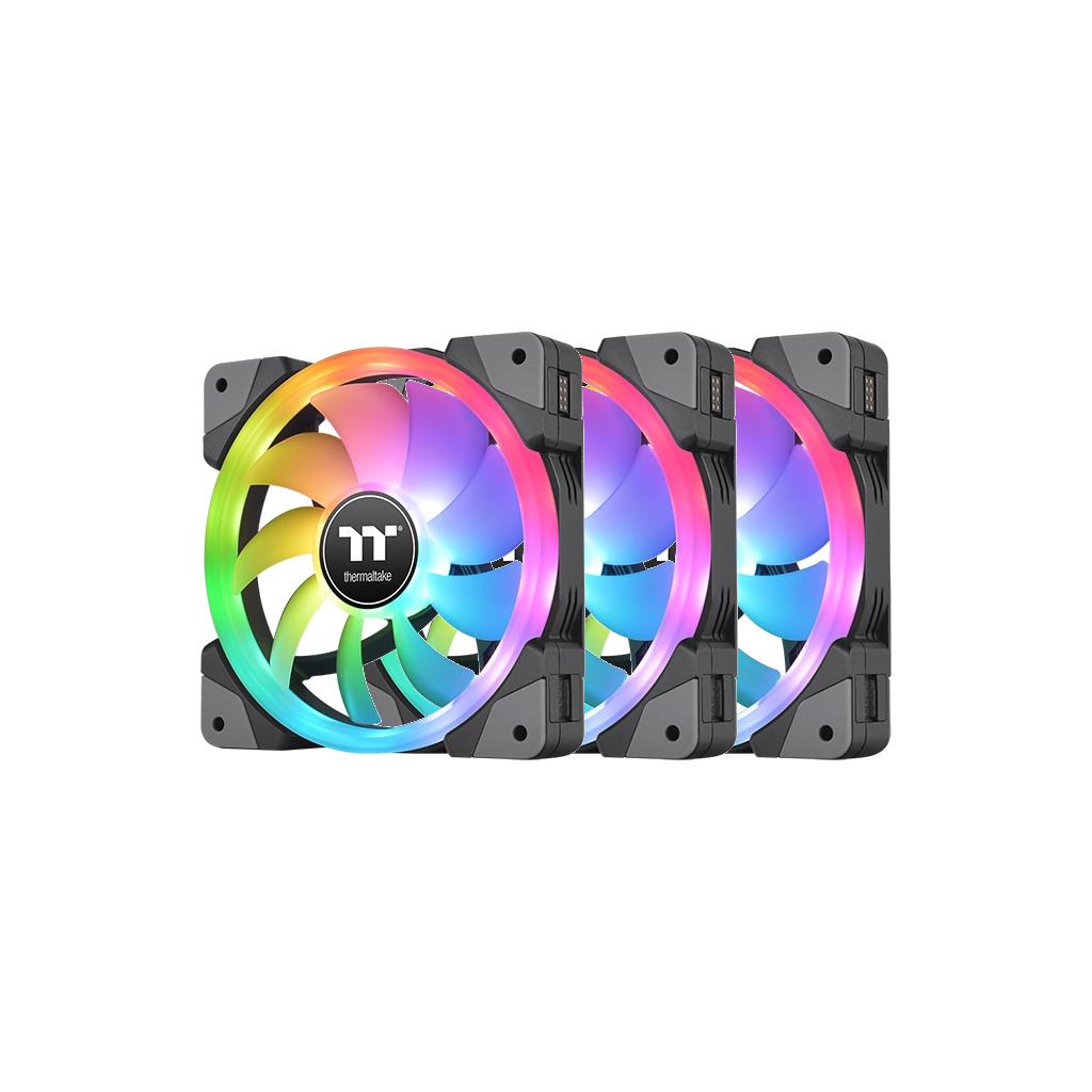 THERMALTAKE SWAFAN EX12 RGB PC Cooling Fan TT Premium Edition 3-Pack (120mm x 25mm)