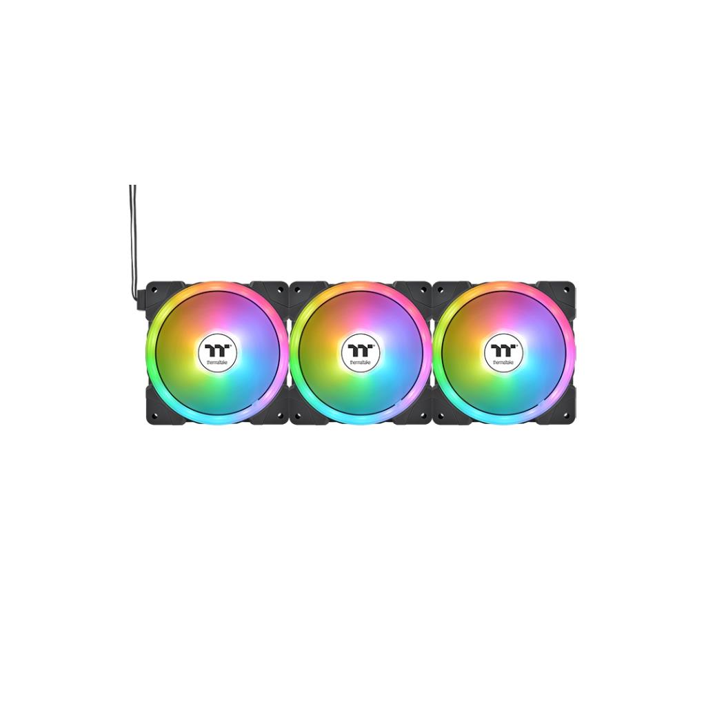 THERMALTAKE SWAFAN EX14 ARGB PC Cooling Fan 3-Pack (120mm x 25mm) TT Premium Edition