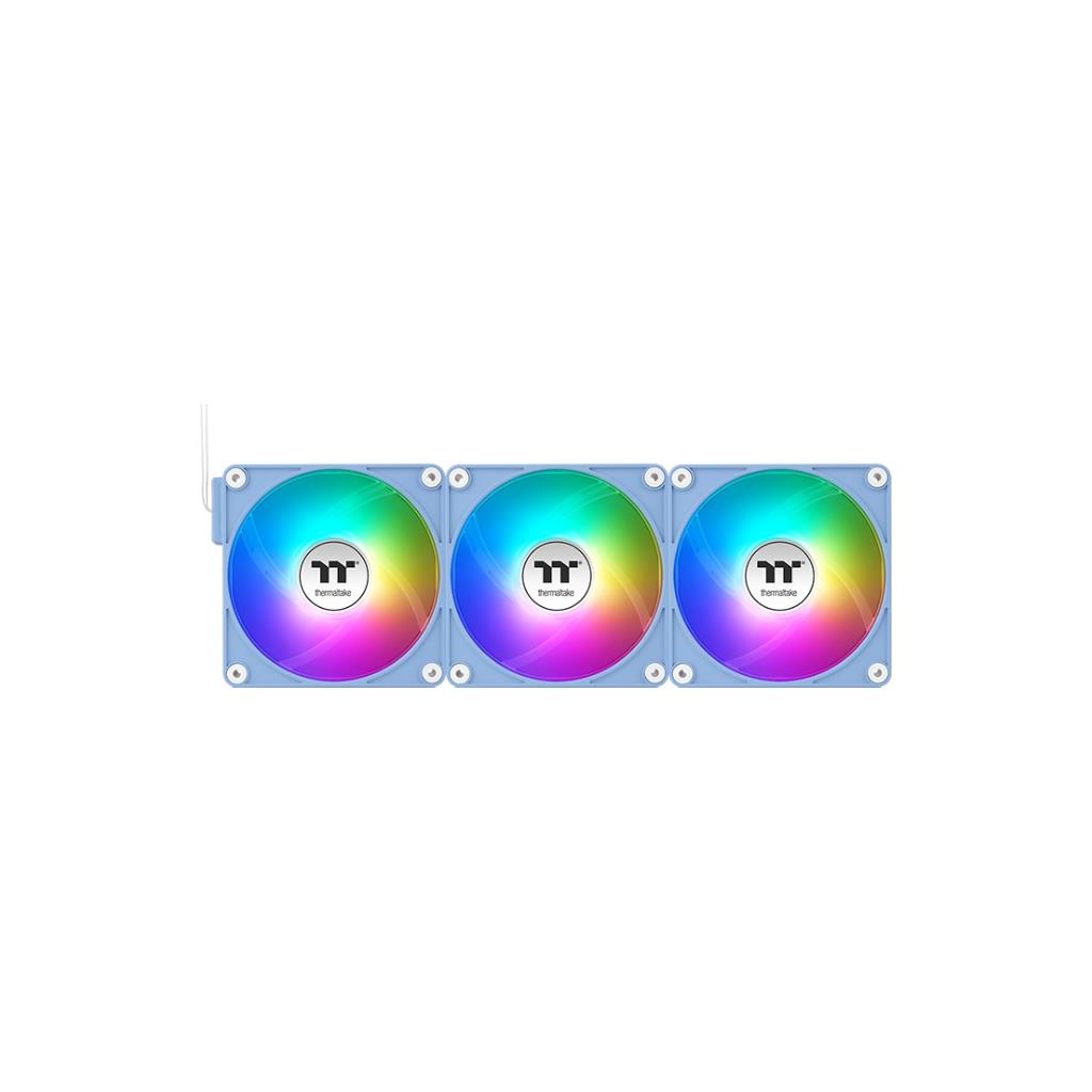THERMALTAKE CT140 EX Reverse ARGB 3-Pack 140mm Fan Hydrangea Blue