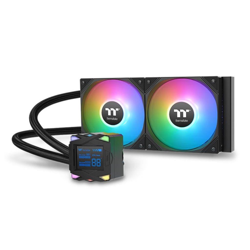 THERMALTAKE LA240-S ARGB All-in-One Liquid CPU Cooler with Dual 120mm PWM ARGB Fans