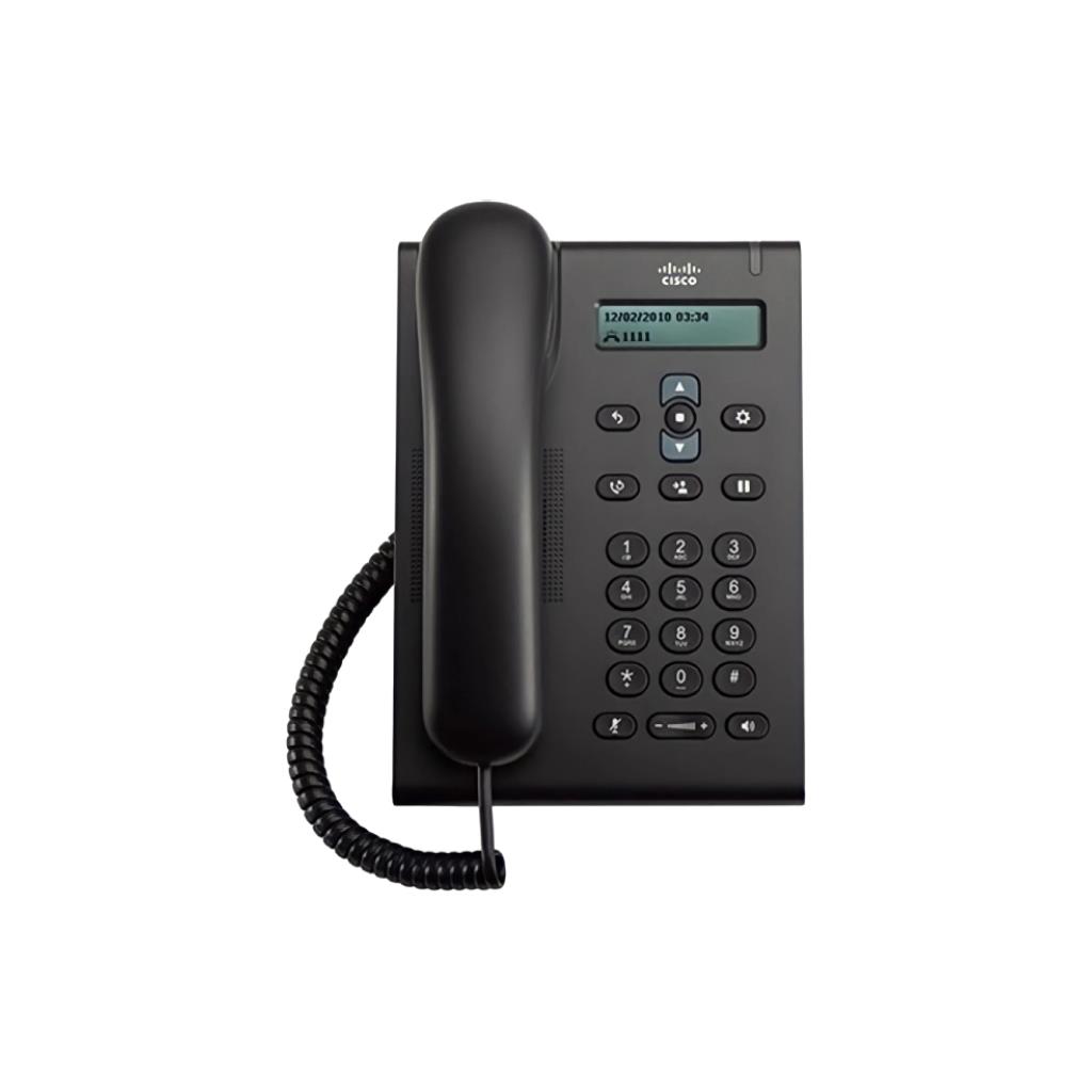 Cisco Unified SIP Phone 3905 Charcoal (11 Lines, PoE) - 3905