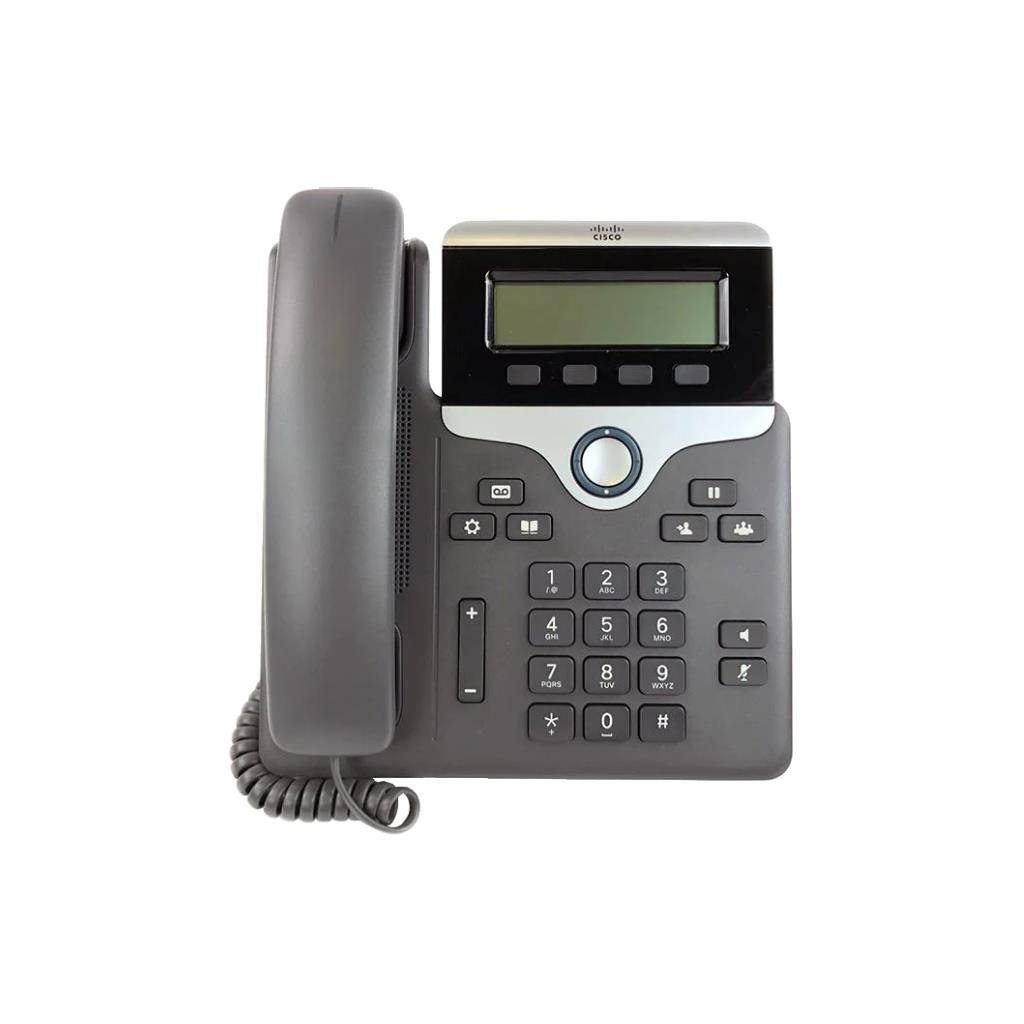 Cisco UC Phone 7811 (Black Bezel) - VoIP Phone with 3.28" Greyscale Display