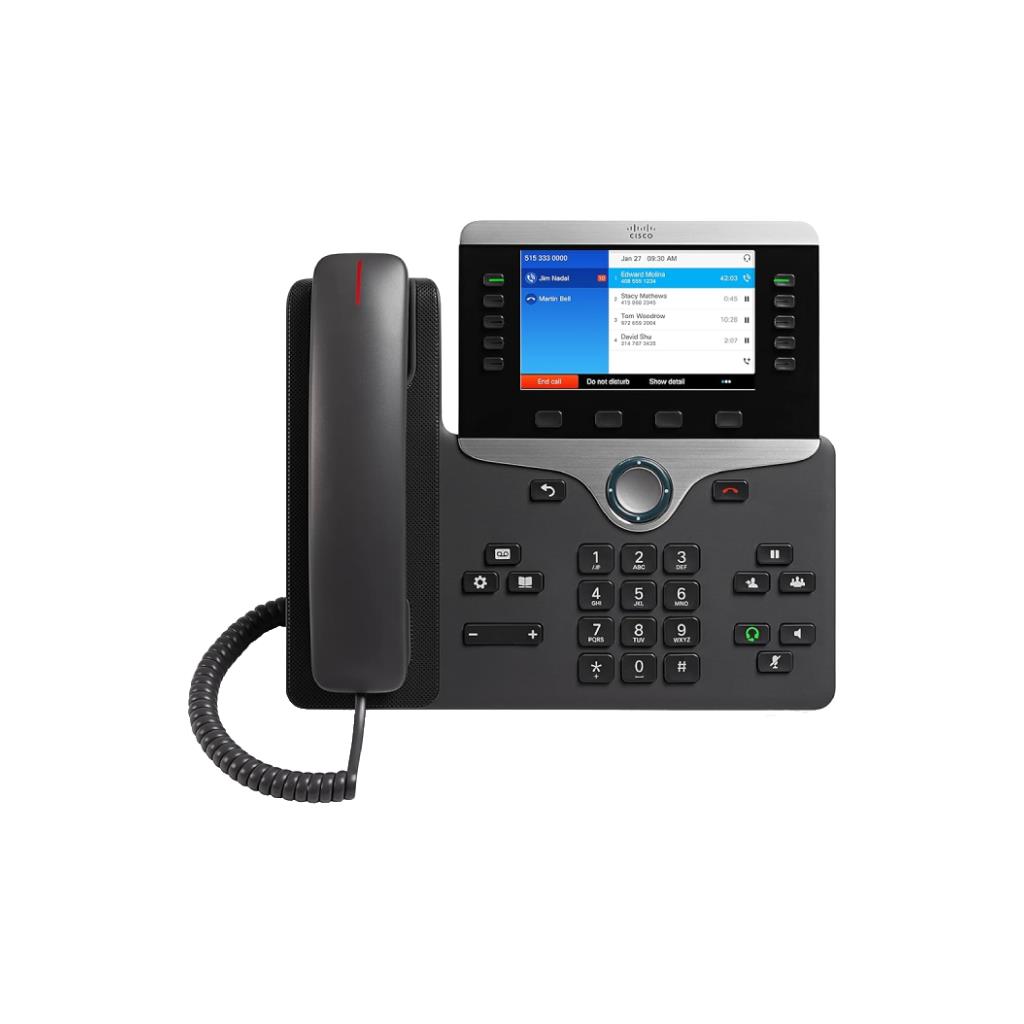 Cisco IP Phone 8841 (Multiplatform Firmware) - 5-in. WVGA Display, Wideband Audio