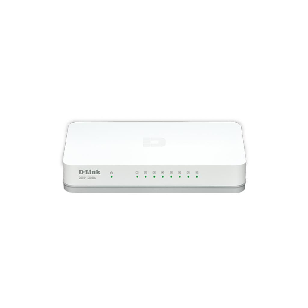 D-Link DGS-1008A 8-Port Gigabit Unmanaged Switch (Plastic)