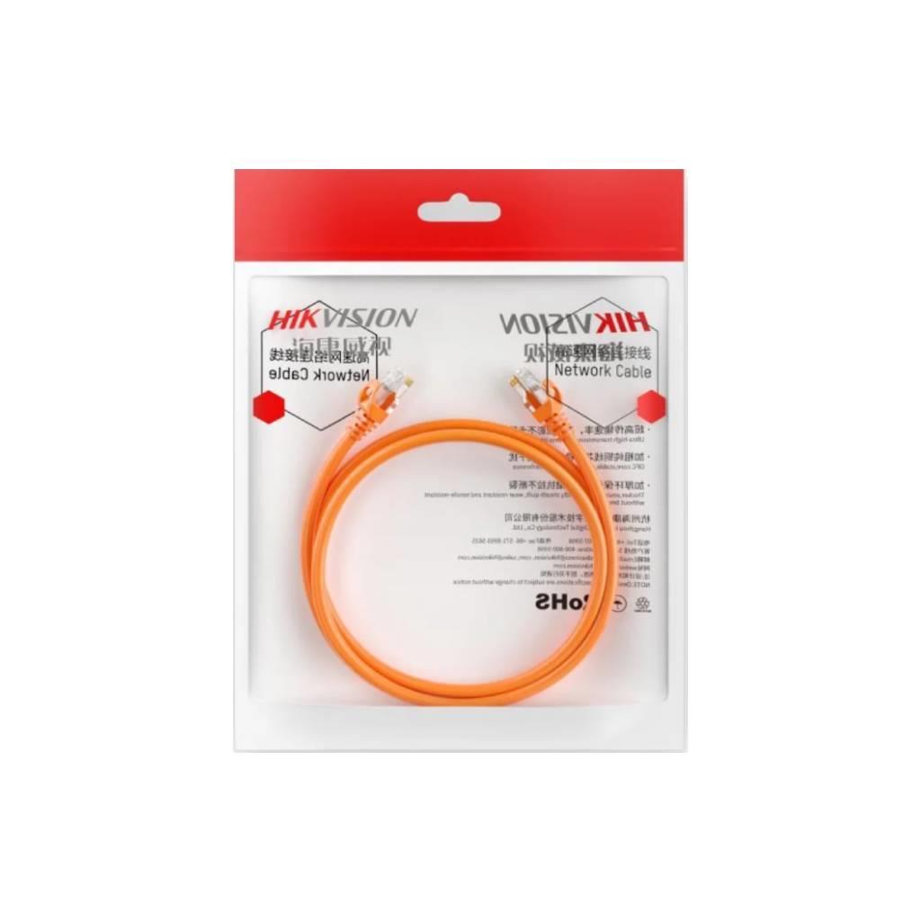 HIKVISION DS-1NP6UEC0 Cat6 UTP Patch Cord 2M Bare Copper Gold Plated