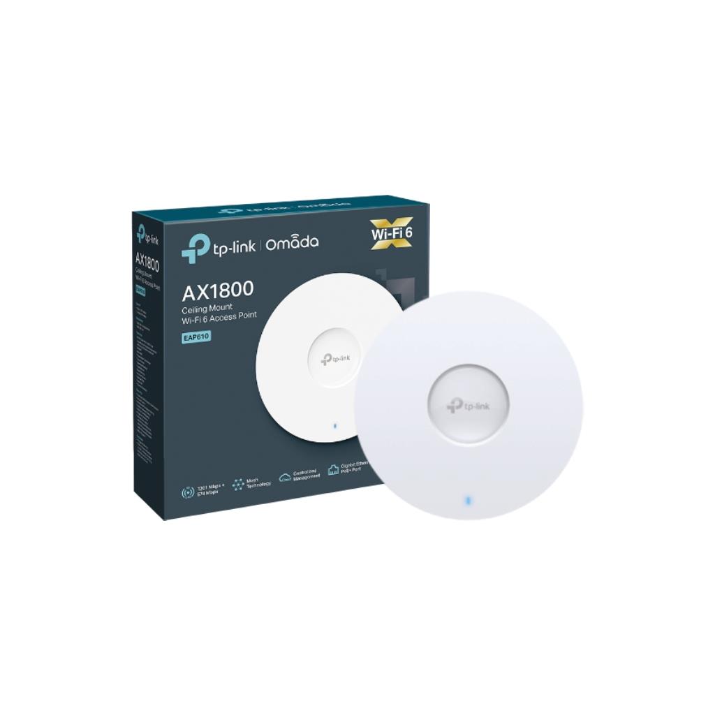 TP-Link EAP610 V3 Ceiling Mount Wi-Fi 6 Access Point (AX1800) Dual-Band