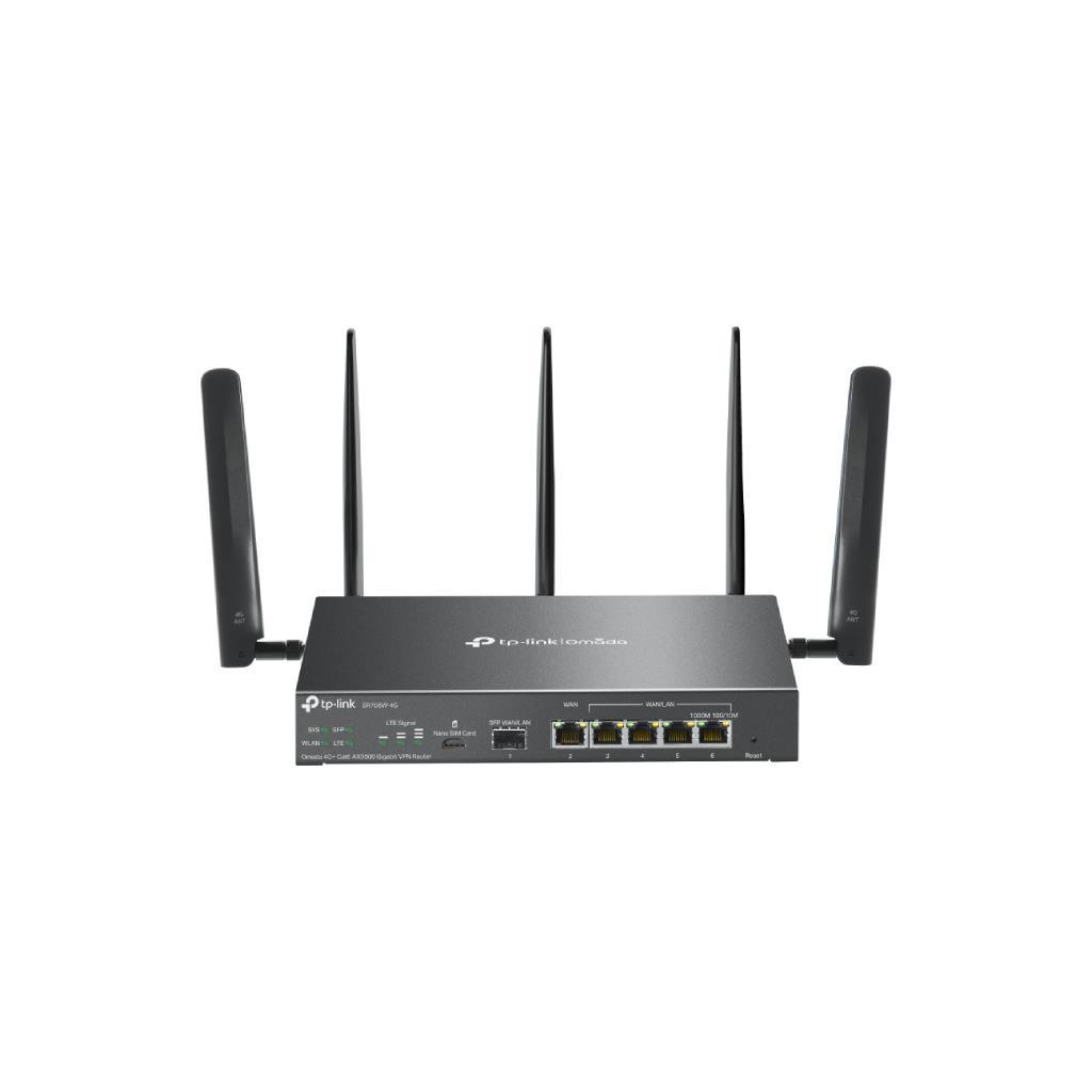 TP-Link ER706W-4G V2 AX3000 Dual-Band Wi-Fi 6 4G+ Cat6 VPN Router