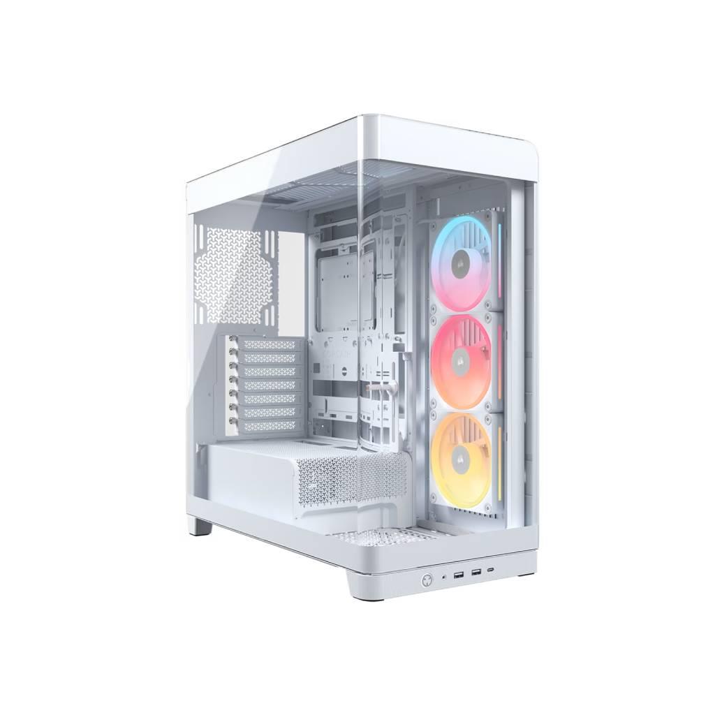 CORSAIR FRAME 4500X LX-R RGB LINK Panoramic Glass Mid-Tower White