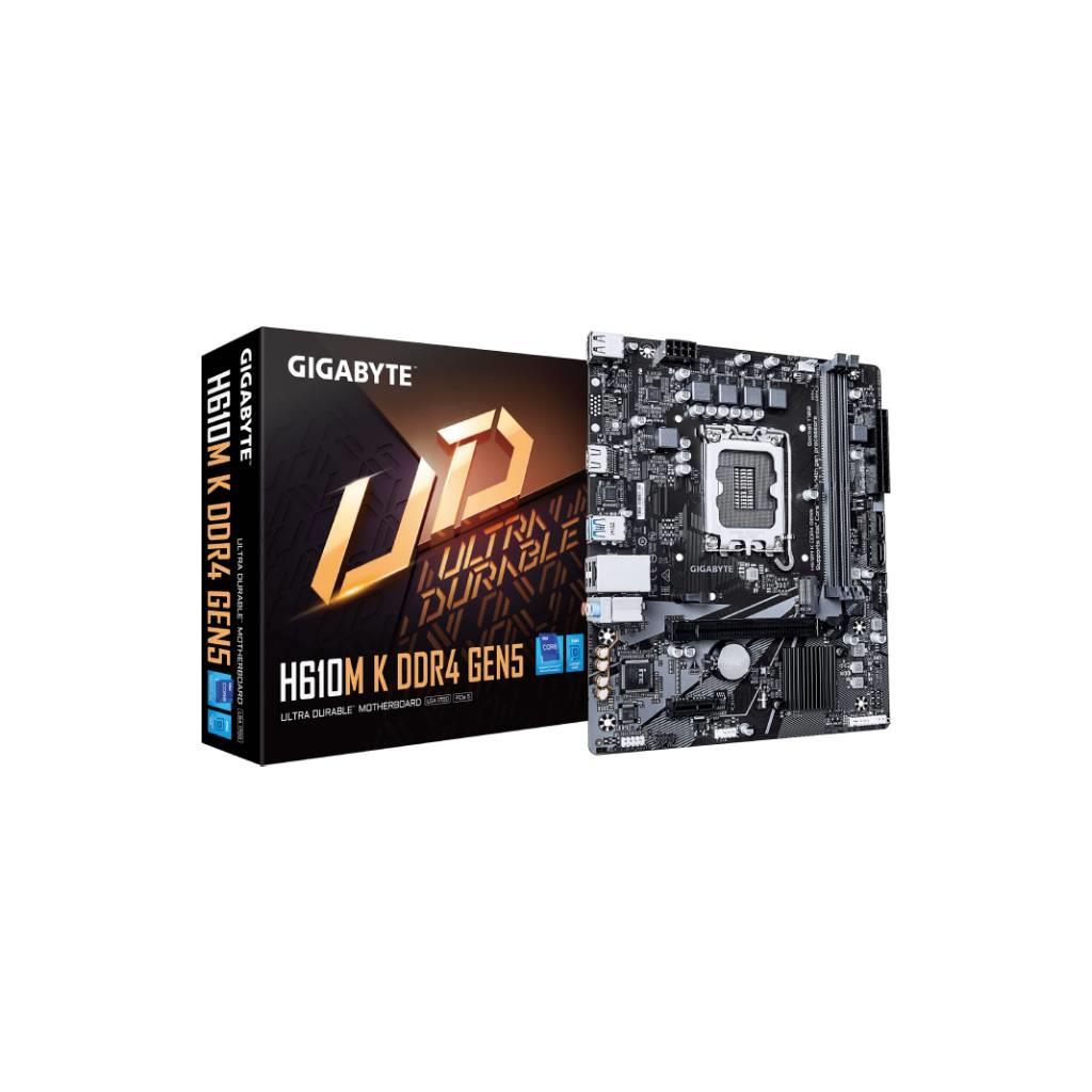 GIGABYTE H610M H DDR4 GEN5 (Intel H610 / DDR4 / Micro ATX)