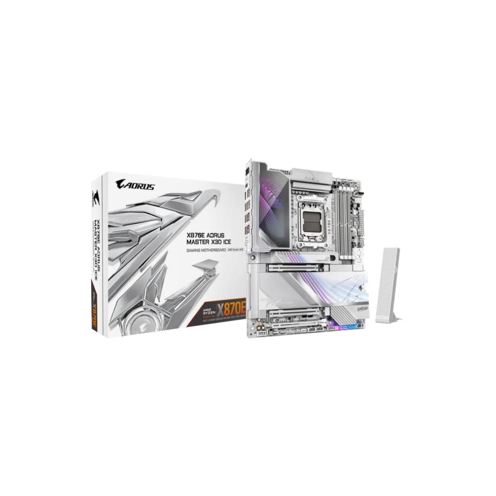 GIGABYTE X870E AORUS MASTER X3D ICE 1.0 (AM5, DDR5, PCIe 5.0)