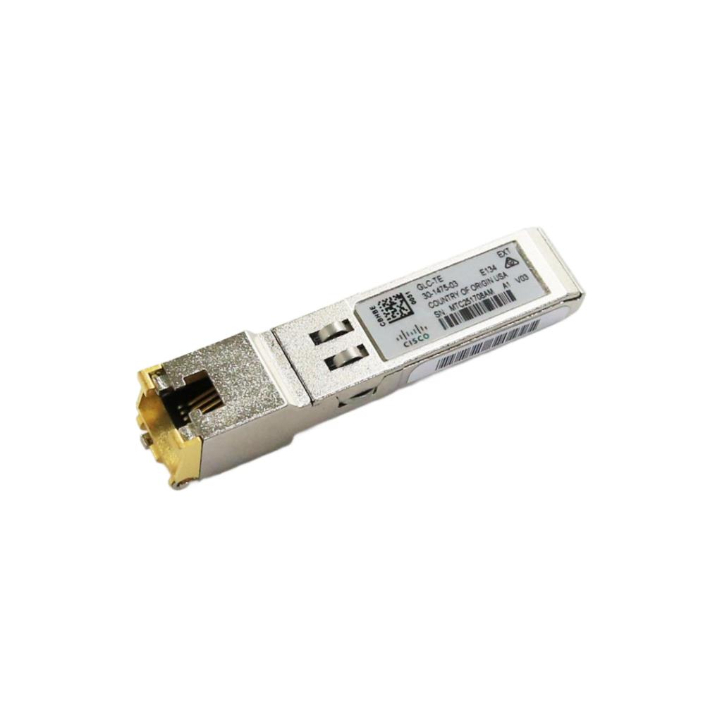 CISCO GLC-TE SFP 1000BASE-T Copper Transceiver Module (Cat5e, 1Gbps, 100m)