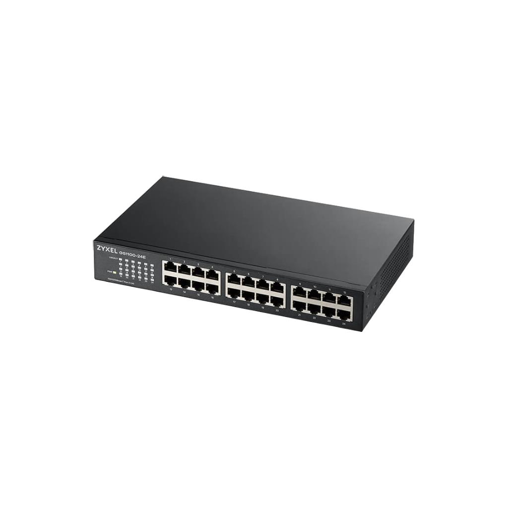 ZYXEL GS1100-24E 24-Port Gigabit Ethernet Unmanaged Switch