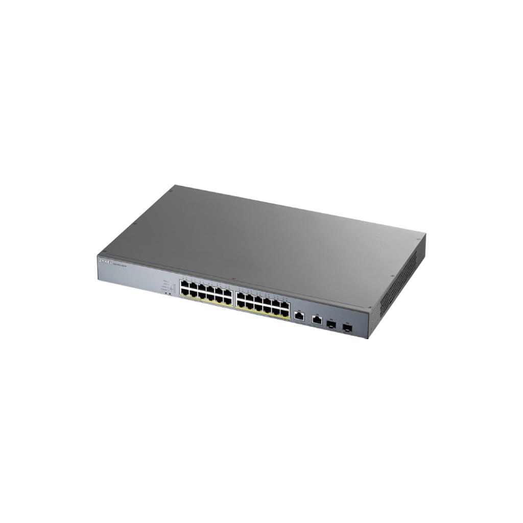 ZYXEL GS1350-26HP Smart Managed Switch 24x1G + 2xCombo PoE 375W