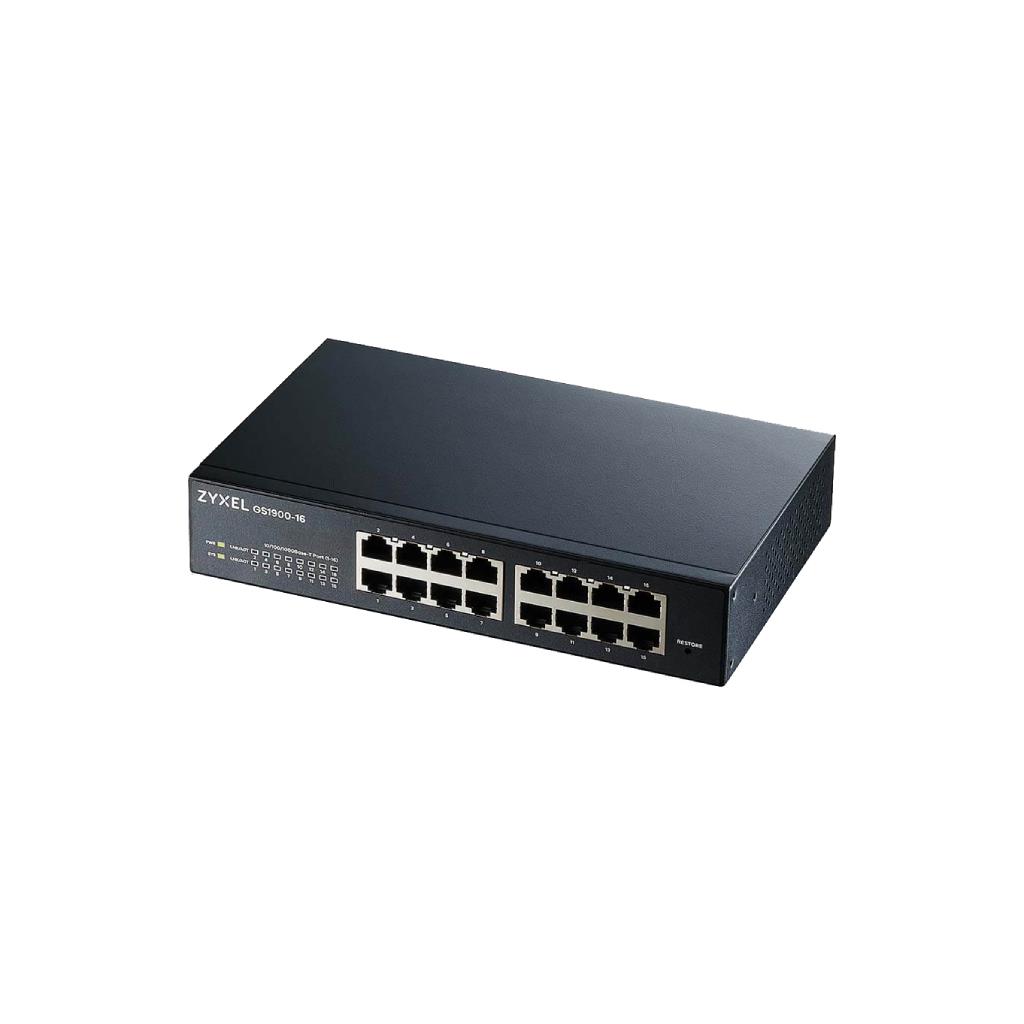 ZYXEL GS1900-16 16-Port Gigabit Smart Managed Switch