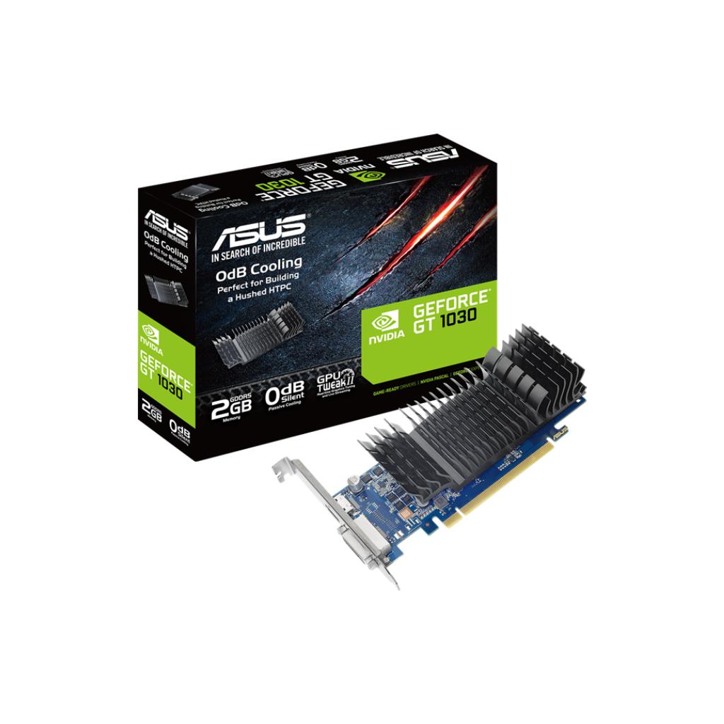ASUS GeForce GT 1030 SL 2GB GDDR5 (DVI-D/HDMI) - 0dB Silent Cooling