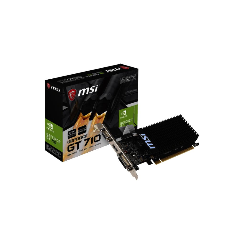 MSI GeForce GT 710 2GB DDR3 64-bit PCI-E 2.0 x16