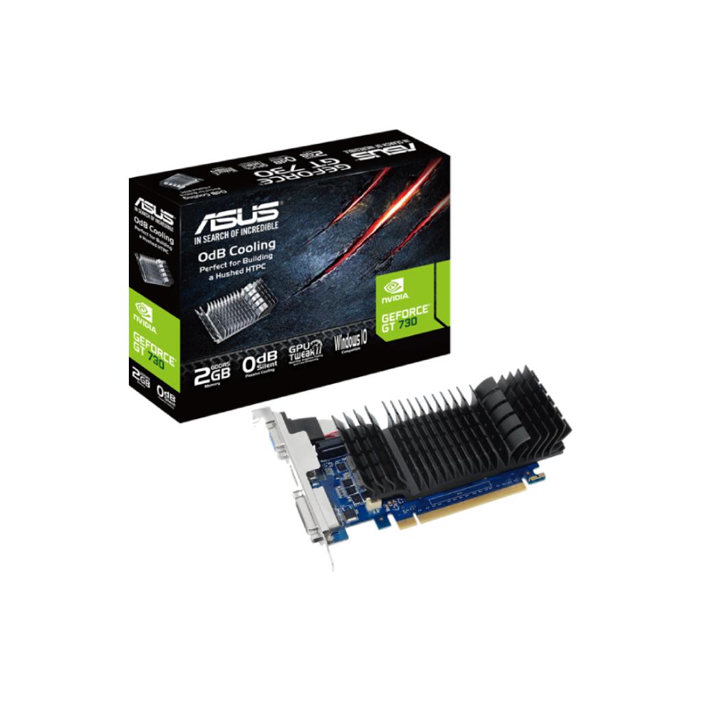 ASUS GeForce GT 730 2GB GDDR5 Low Profile Graphics Card (PCIe 2.0) - 2-Slot
