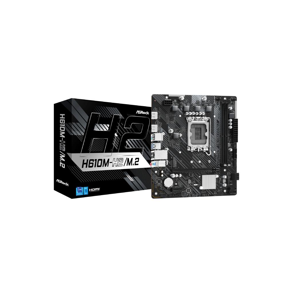 ASRock H610M-H2/M.2 DDR4 Micro ATX Motherboard (LGA1700)