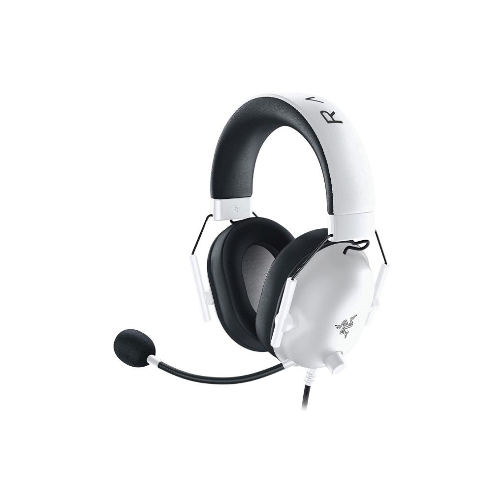 Razer BlackShark V2 X - White Wired Gaming Headset (3.5mm USB-A)