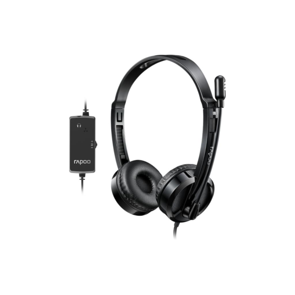 RAPOO H120 BLACK Stereo USB Headset
