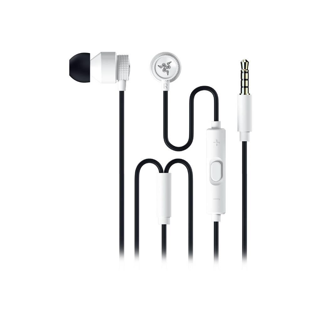 Razer Hammerhead V3 Wired Earbuds - White Edition (3.5mm + USB-C DAC)