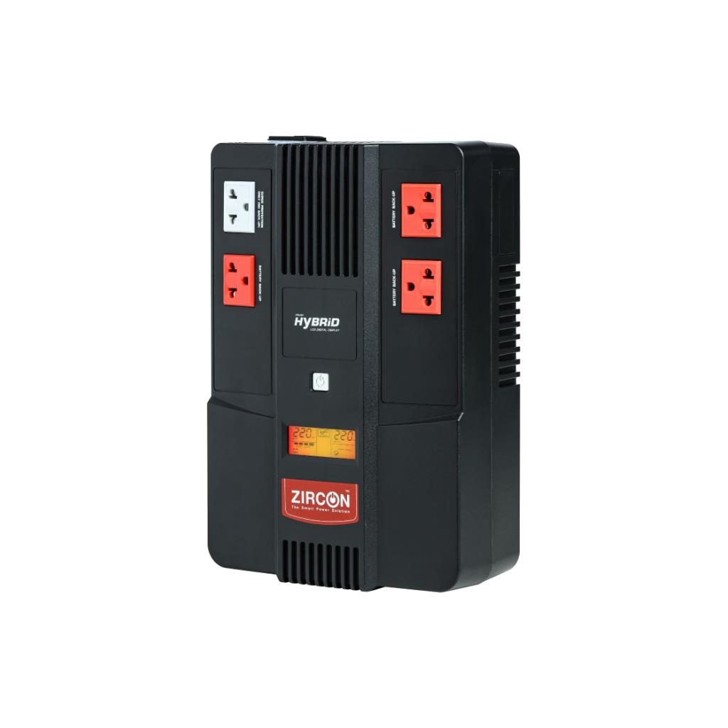 ZIRCON HYBRIDI 1000VA/550W Line-Interactive UPS Digital Display