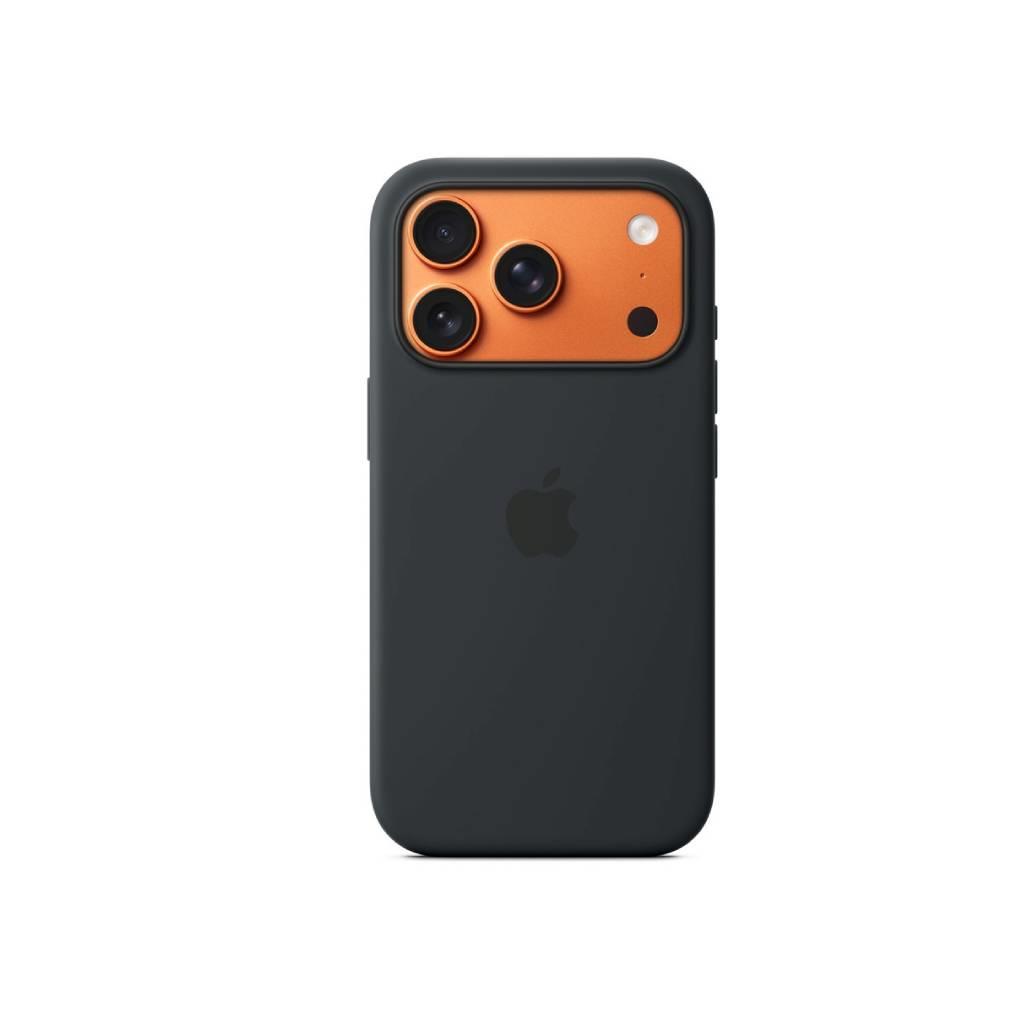 iPhone 17 Pro Silicone Case with MagSafe – Black
