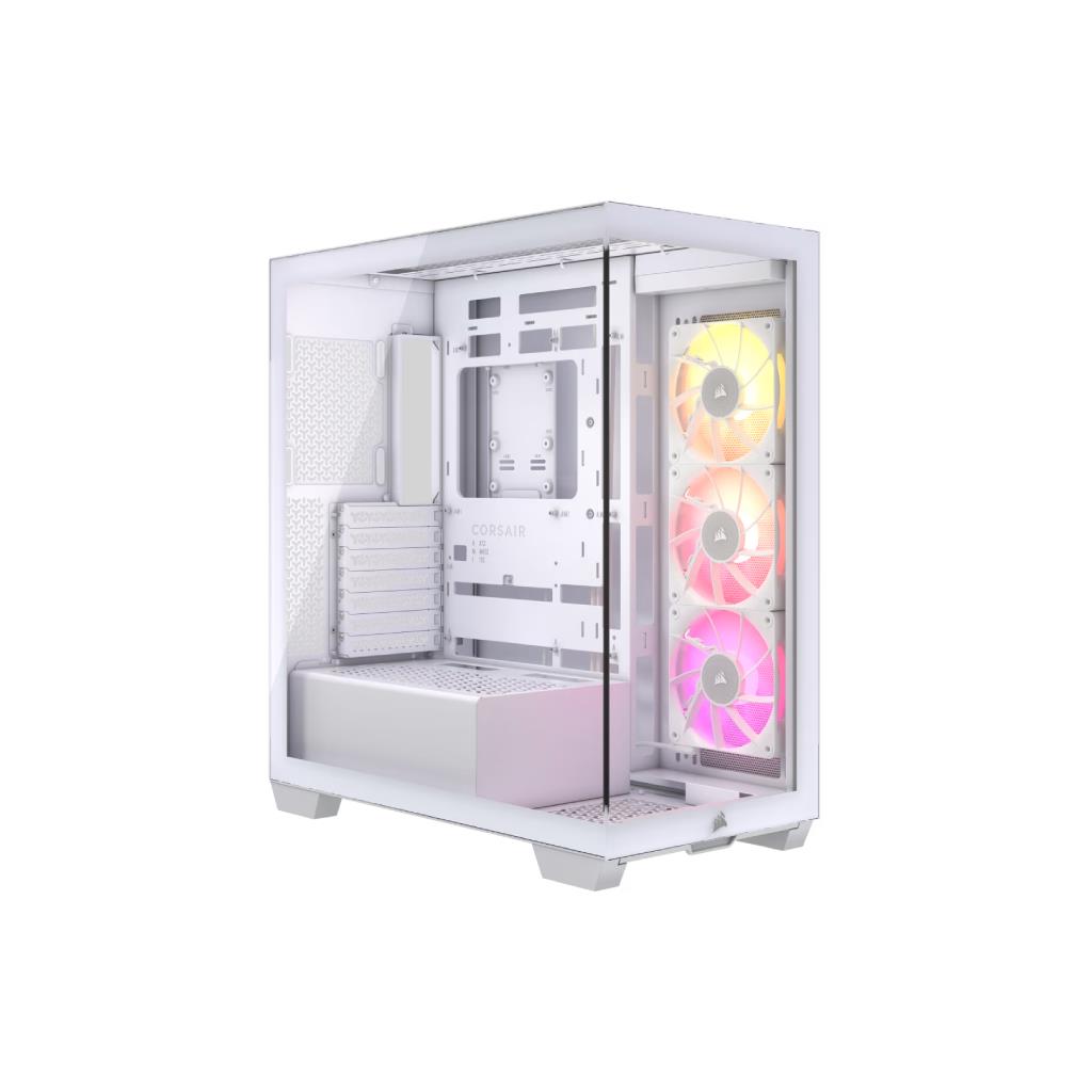 CORSAIR iCUE LINK 3500X RGB Tempered Glass Mid-Tower White