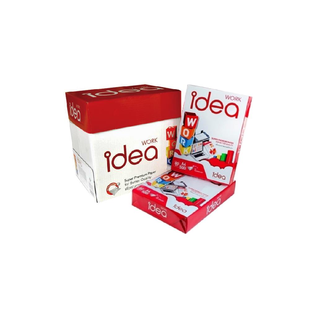 IDEA WORK A4 80G 500 Sheets (5 Reams/Box)
