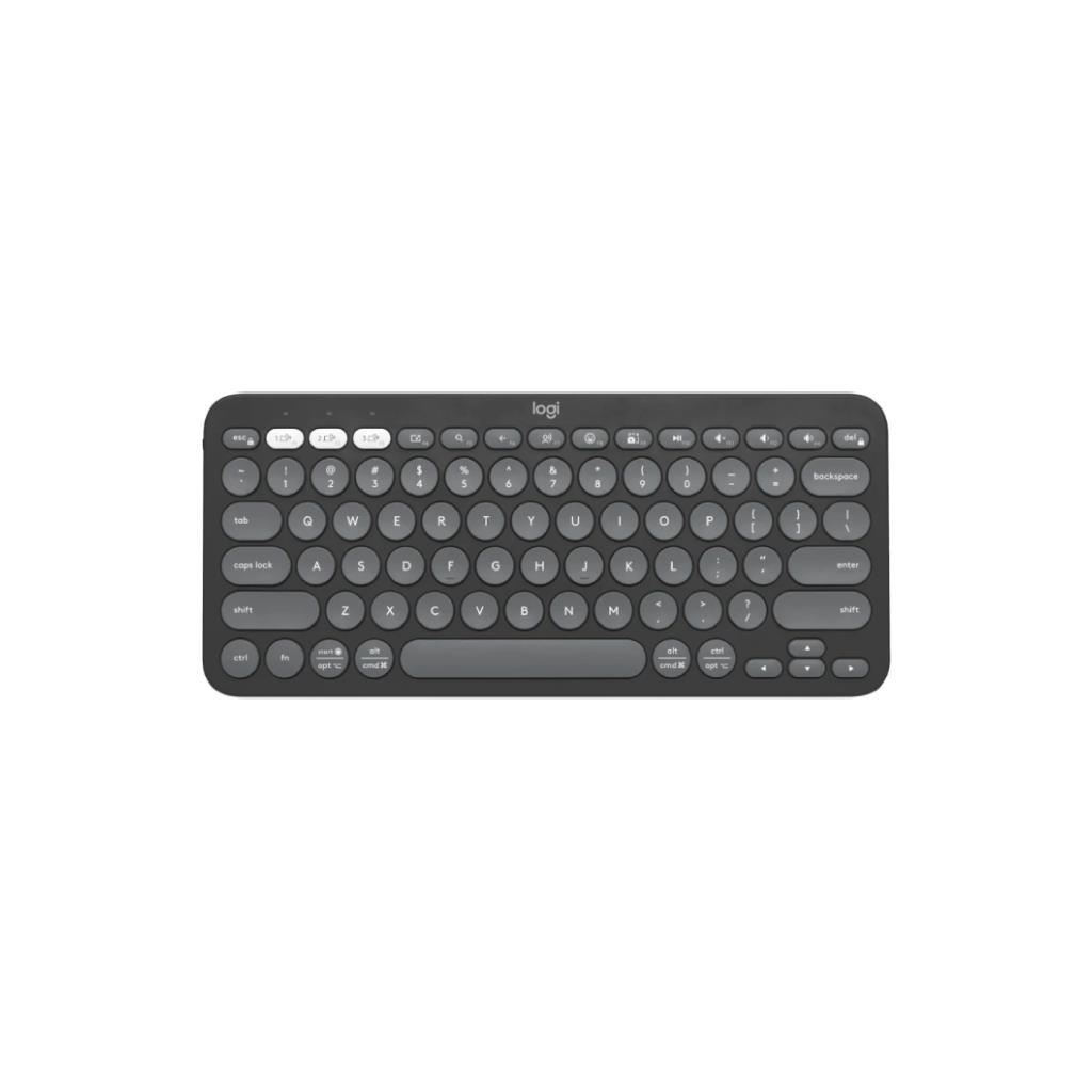 LOGITECH K380S PEPPLE KEYS 2 BLUETOOTH KEYBOARD (Graphite) - 79 Keys